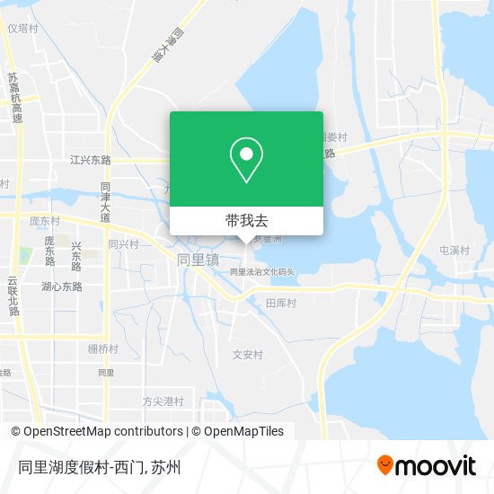 同里湖度假村-西门地图