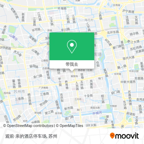 观前·亲的酒店停车场地图
