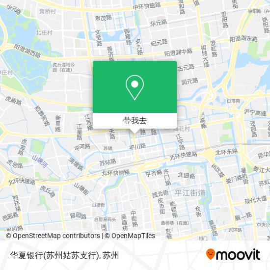 华夏银行(苏州姑苏支行)地图