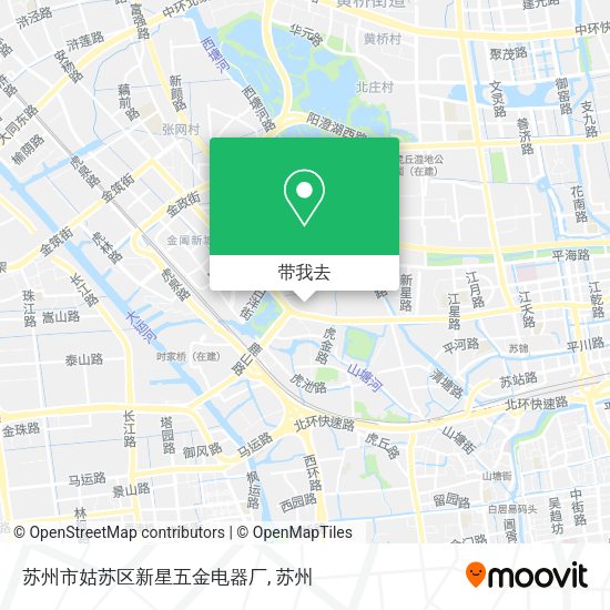 苏州市姑苏区新星五金电器厂地图