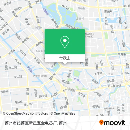 苏州市姑苏区新星五金电器厂地图