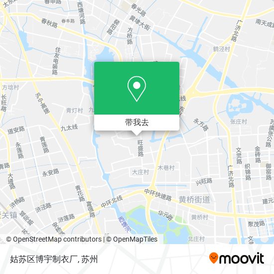 姑苏区博宇制衣厂地图