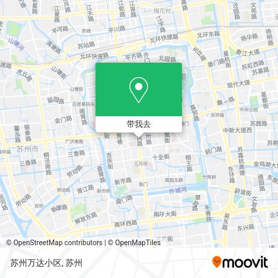 苏州万达小区地图
