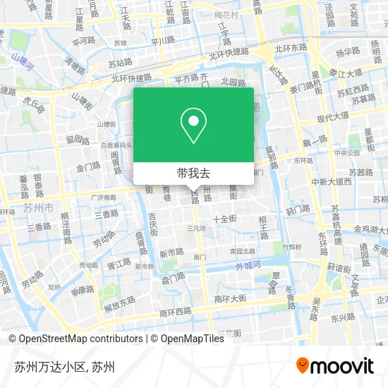 苏州万达小区地图