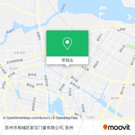 苏州市相城区新宝门窗有限公司地图