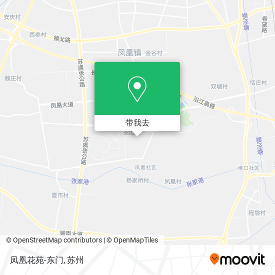 凤凰花苑-东门地图