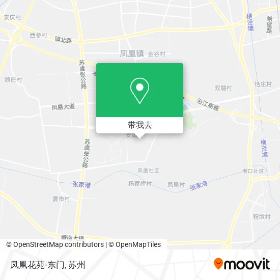 凤凰花苑-东门地图