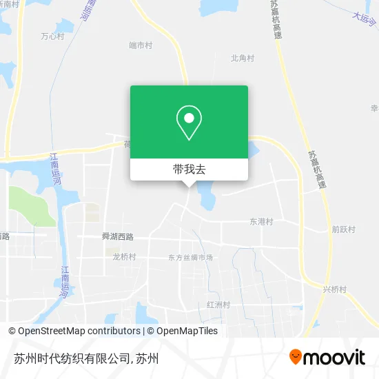 苏州时代纺织有限公司地图