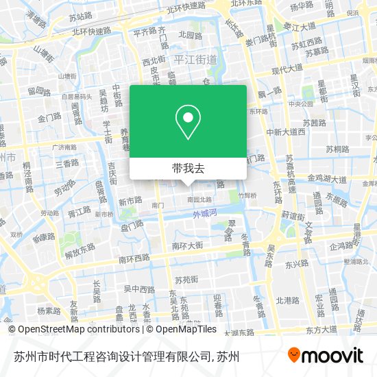 苏州市时代工程咨询设计管理有限公司地图