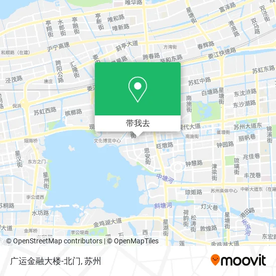 广运金融大楼-北门地图