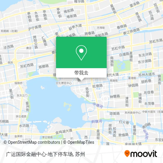 广运国际金融中心-地下停车场地图
