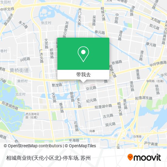 相城商业街(天伦小区北)-停车场地图