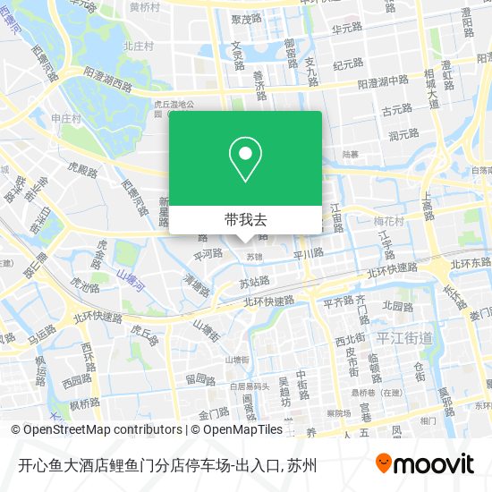 开心鱼大酒店鲤鱼门分店停车场-出入口地图