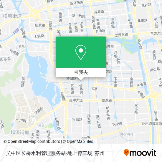 吴中区长桥水利管理服务站-地上停车场地图