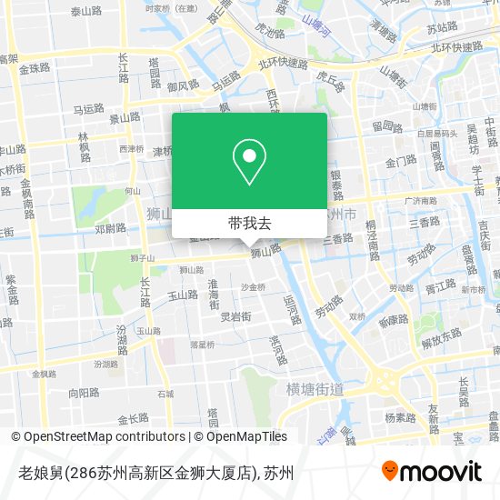 老娘舅(286苏州高新区金狮大厦店)地图