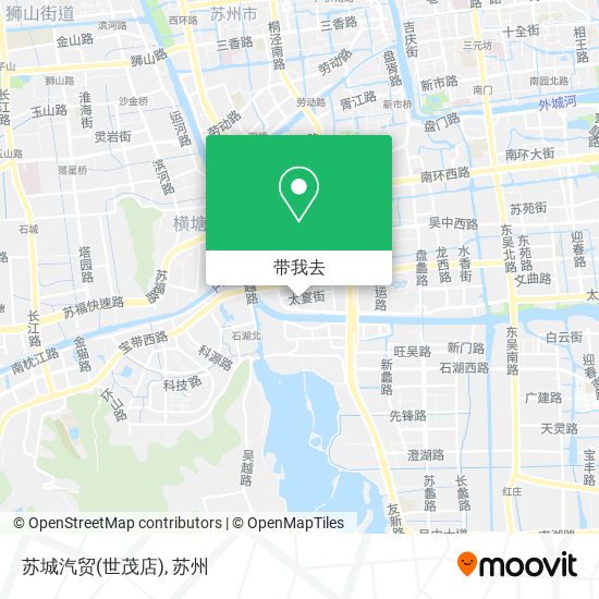 苏城汽贸(世茂店)地图