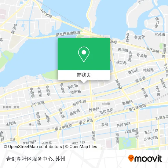 青剑湖社区服务中心地图