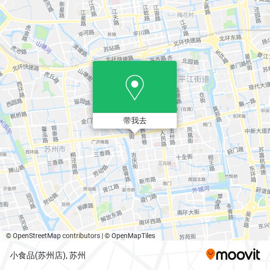 小食品(苏州店)地图
