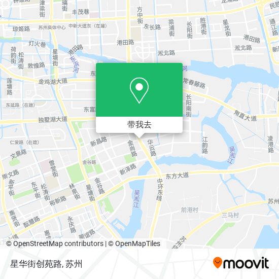 星华街创苑路地图