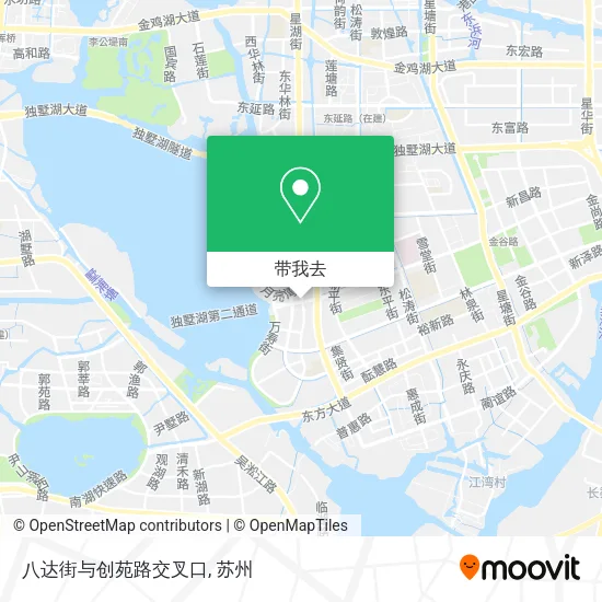 八达街与创苑路交叉口地图