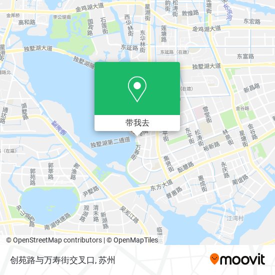 创苑路与万寿街交叉口地图