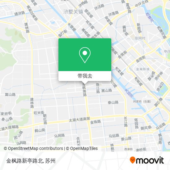 金枫路新亭路北地图