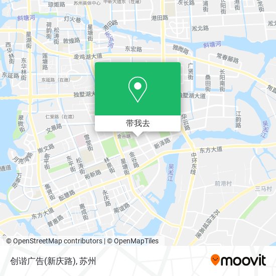 创谐广告(新庆路)地图