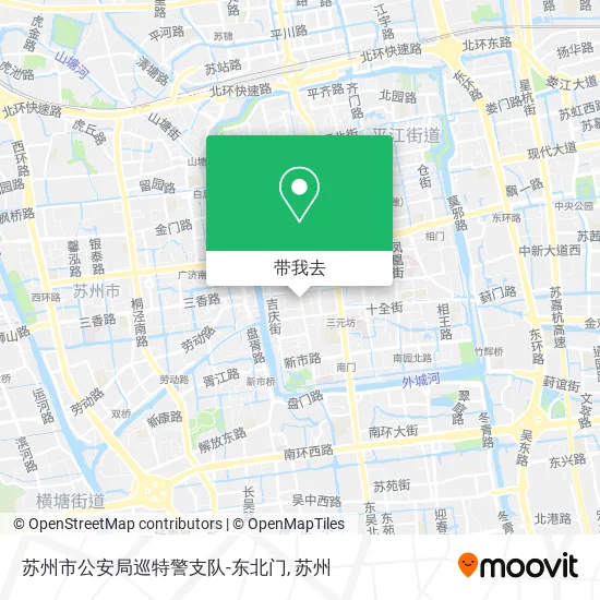 苏州市公安局巡特警支队-东北门地图