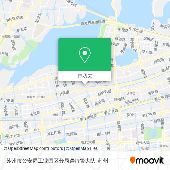 苏州市公安局工业园区分局巡特警大队地图