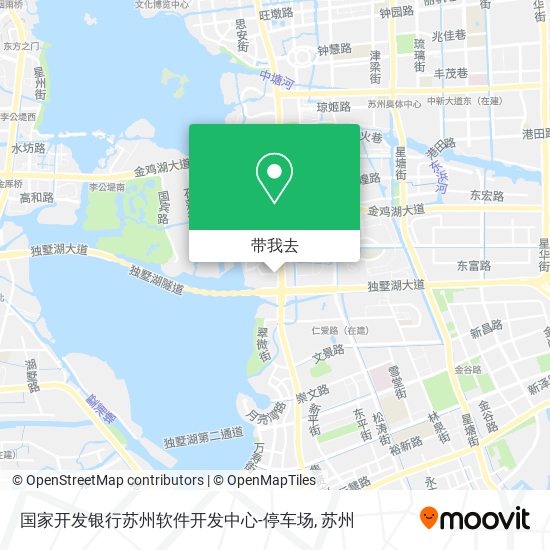 国家开发银行苏州软件开发中心-停车场地图