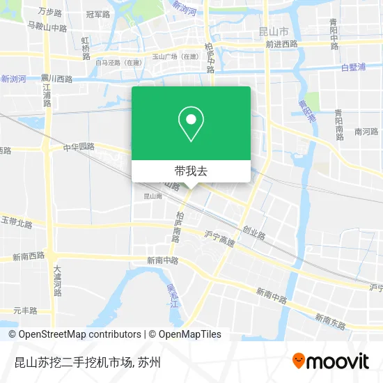 昆山苏挖二手挖机市场地图