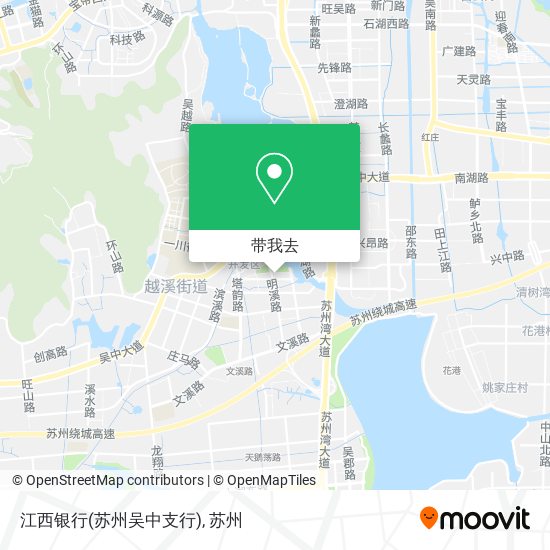 江西银行(苏州吴中支行)地图