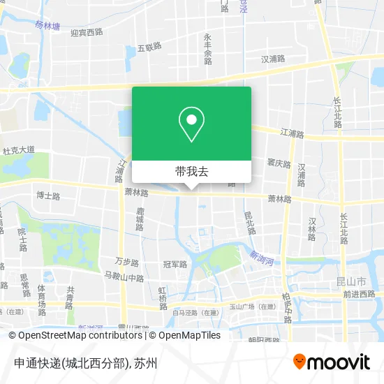 申通快递(城北西分部)地图