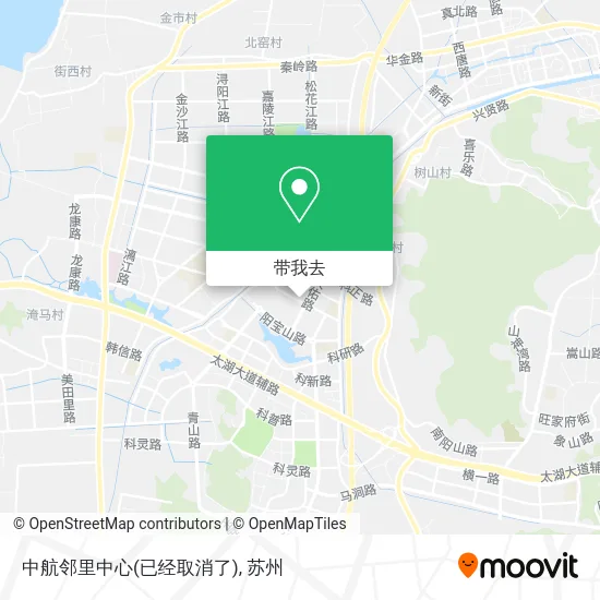 中航邻里中心(已经取消了)地图