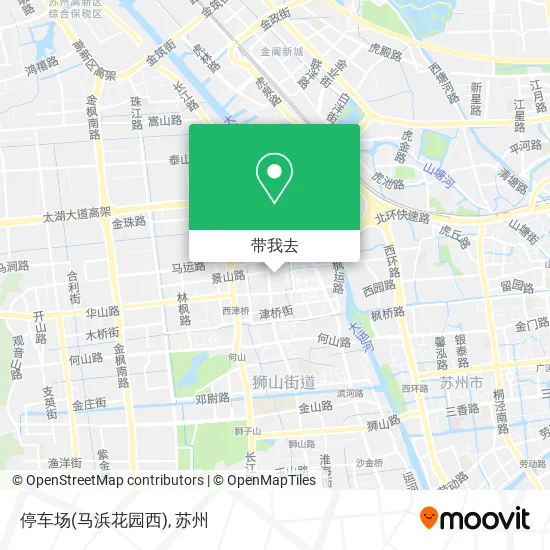 停车场(马浜花园西)地图