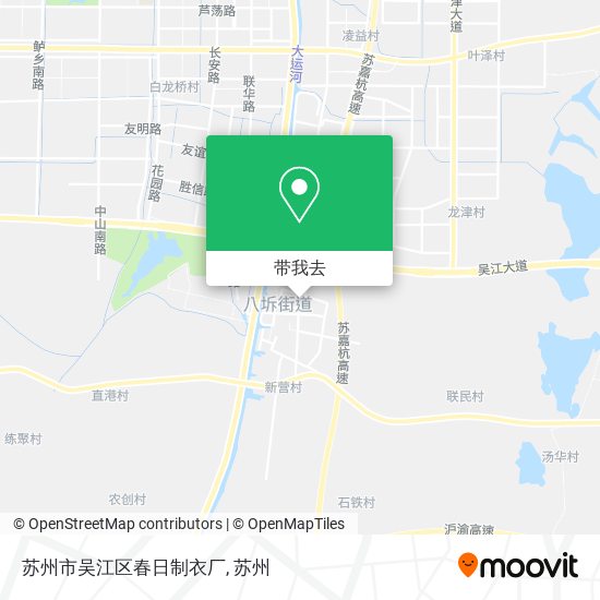 苏州市吴江区春日制衣厂地图