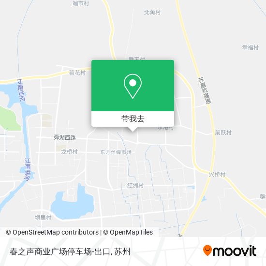 春之声商业广场停车场-出口地图