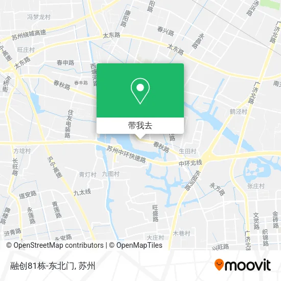 融创81栋-东北门地图