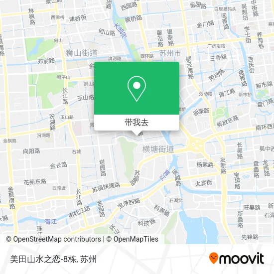 美田山水之恋-8栋地图