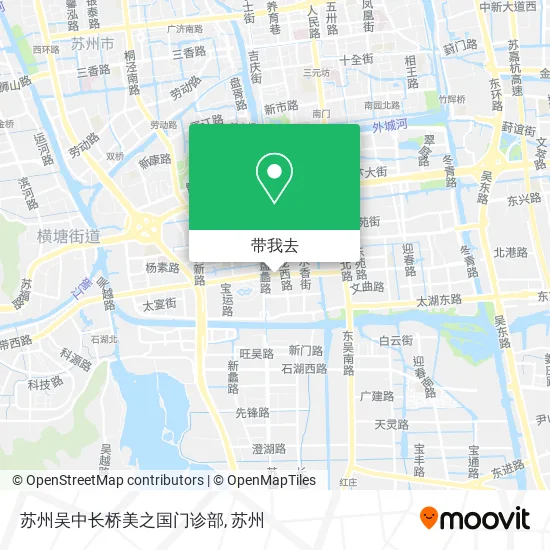 苏州吴中长桥美之国门诊部地图