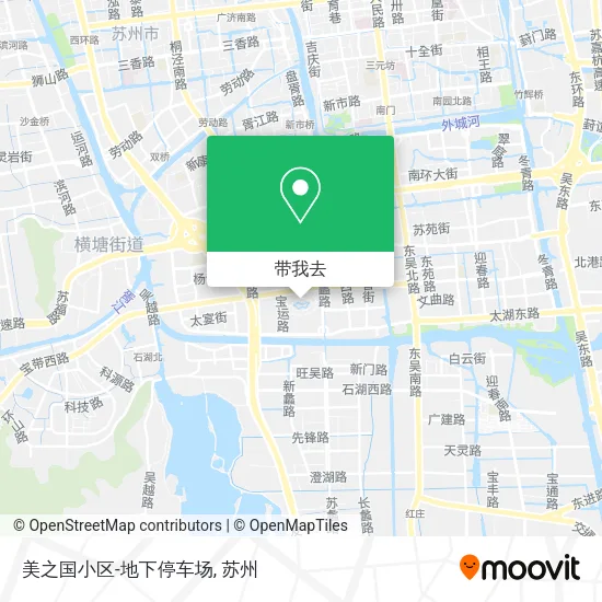 美之国小区-地下停车场地图