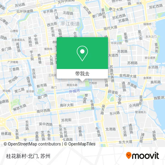 桂花新村-北门地图