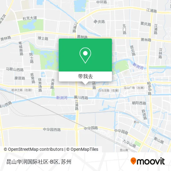昆山华润国际社区-B区地图