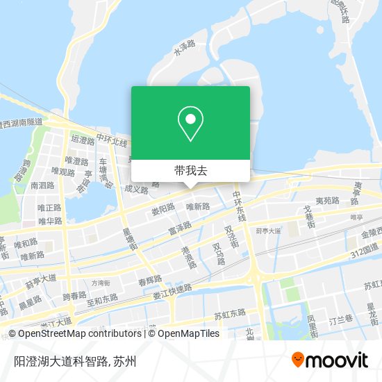 阳澄湖大道科智路地图