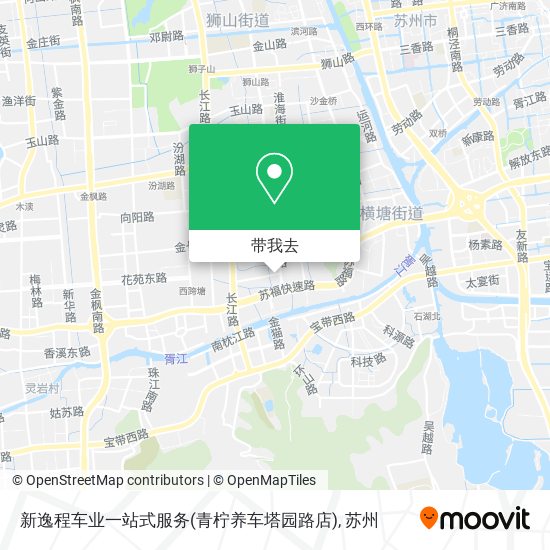 新逸程车业一站式服务(青柠养车塔园路店)地图