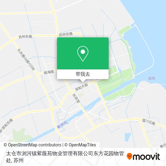 太仓市浏河镇紫薇苑物业管理有限公司东方花园物管处地图