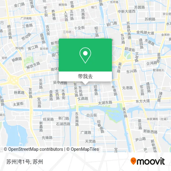 苏州湾1号地图