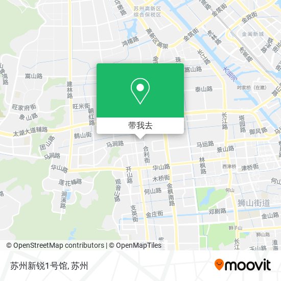 苏州新锐1号馆地图