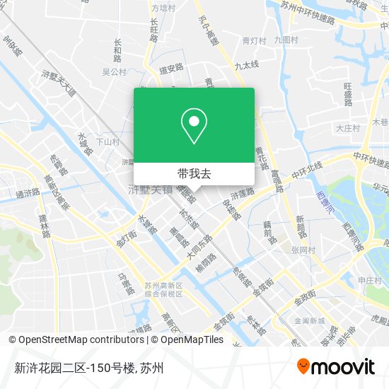 新浒花园二区-150号楼地图
