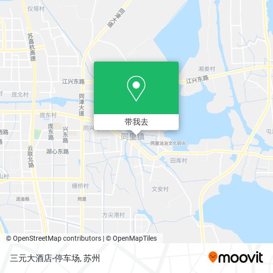 三元大酒店-停车场地图